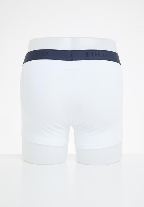POLO - Men basic knit boxer 3 pack - white