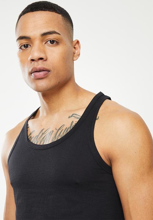 Diesel  - Umtk johnny tube vest 2-pack - black & navy