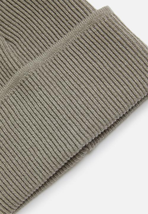 Superbalist - Erik ribbed knit beanie  - grey