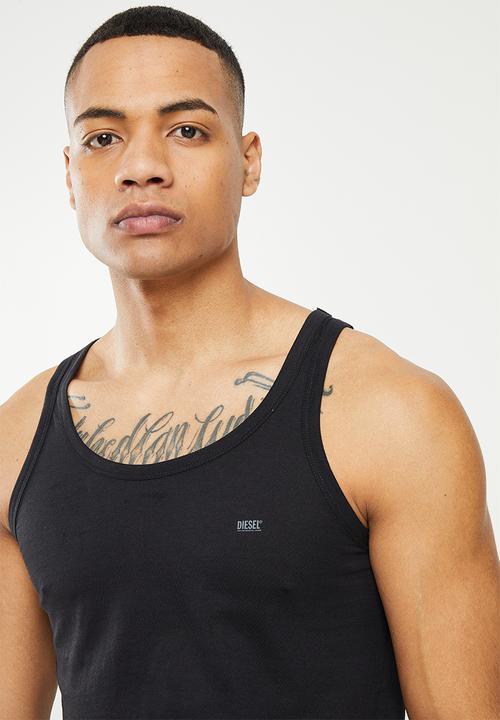Diesel  - Umtk johnny tube vest 2-pack - black & grey