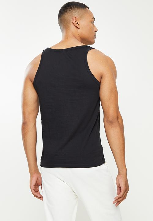 Diesel  - Umtk johnny tube vest 2-pack - black & khaki