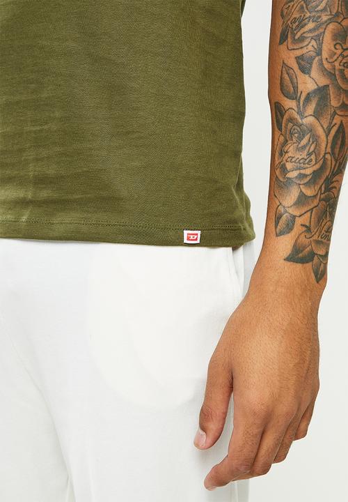 Diesel  - Umtk johnny tube vest 2-pack - black & khaki