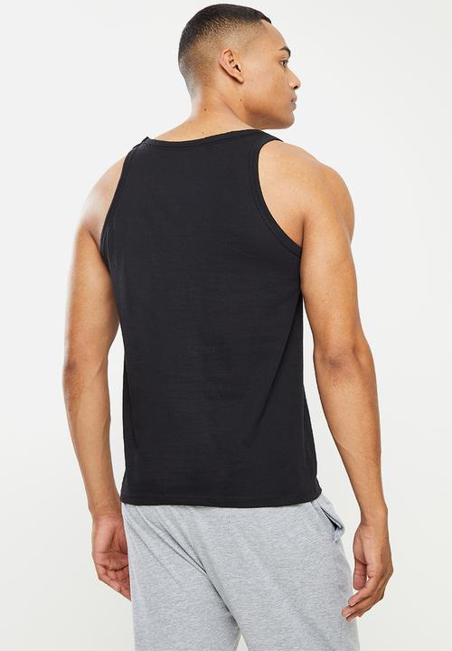 Diesel  - Umtk-johnny-tube vest 2 pack - black