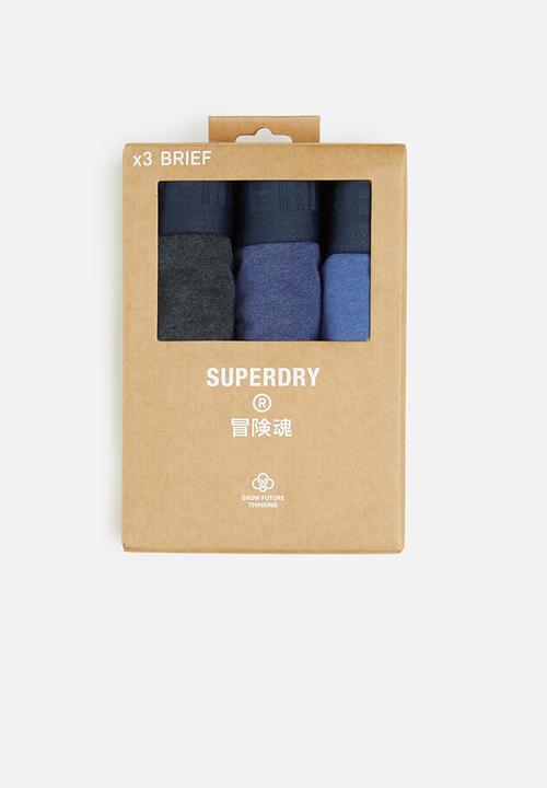 Superdry. -  Brief multi triple pack - multi