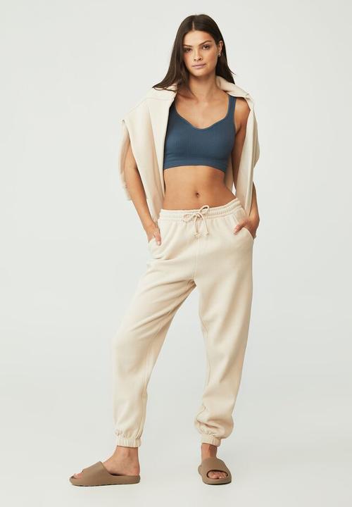 Cotton On - Classic trackpant - stone