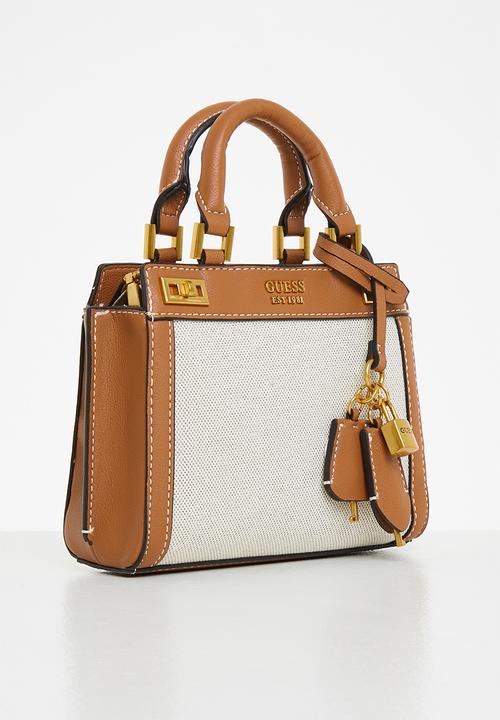 GUESS - Katey mini satchel - cognac