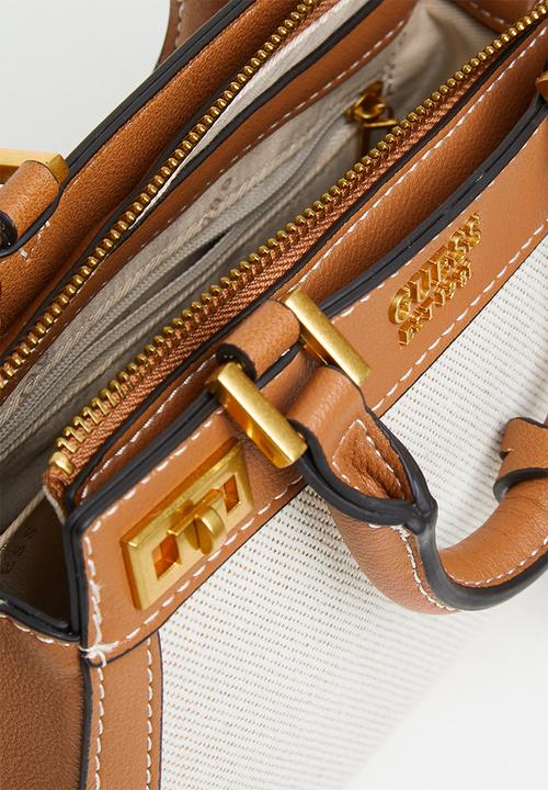 GUESS - Katey mini satchel - cognac