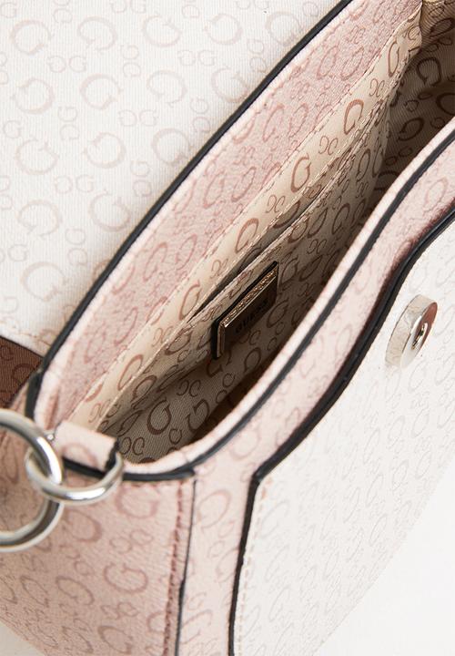 GUESS - Elkhart crossbody flap - blush 