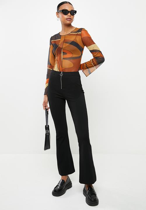 Me&B - Digital printed mesh top - multi