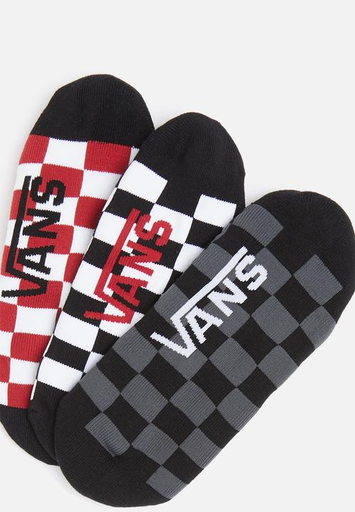 Vans - Mn classic super no show 3 pack - multi 