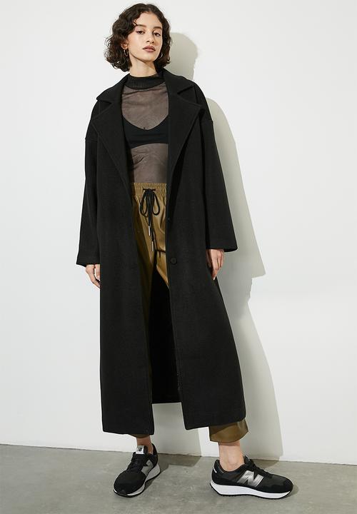 Superbalist - Comfy coat - black