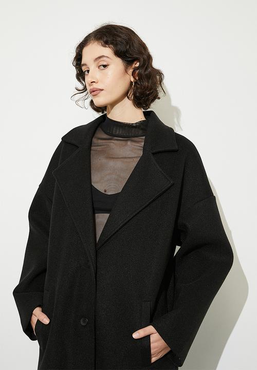 Superbalist - Comfy coat - black