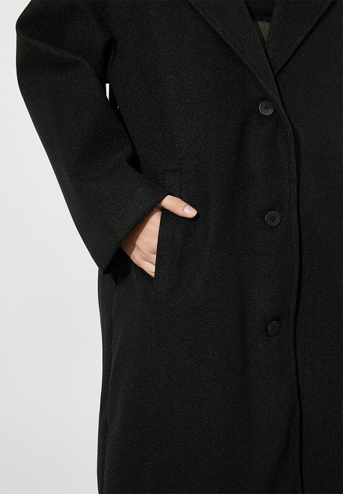 Superbalist - Comfy coat - black