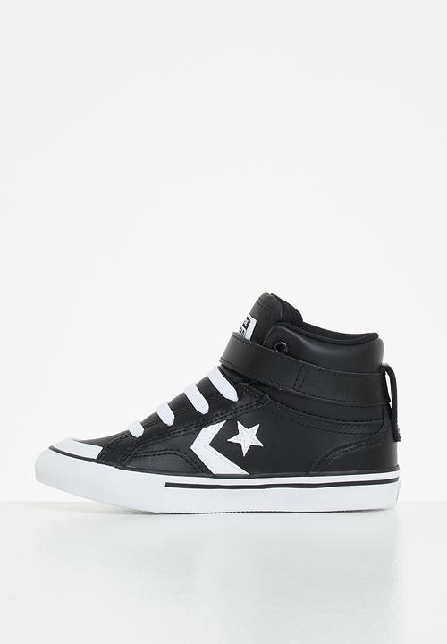 Converse - Pro blaze strap leather hi - black & white 