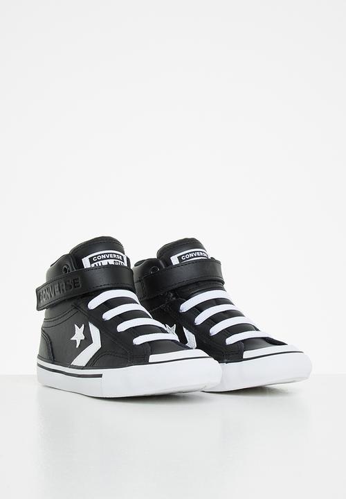 Converse - Pro blaze strap leather hi - black & white 
