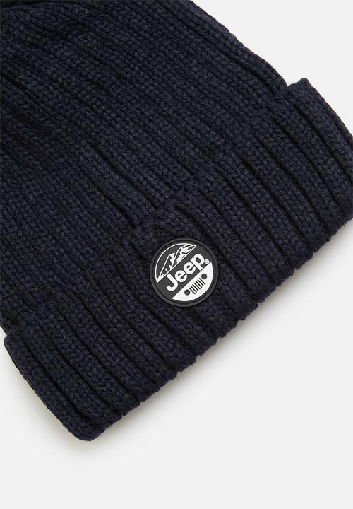 JEEP - Chunky rib beanie - blue