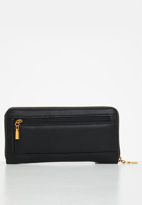 GUESS - Enisa slg large zip around - black