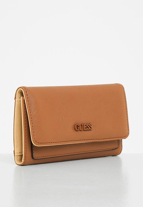 GUESS - Tempe slg slim clutch - coffee