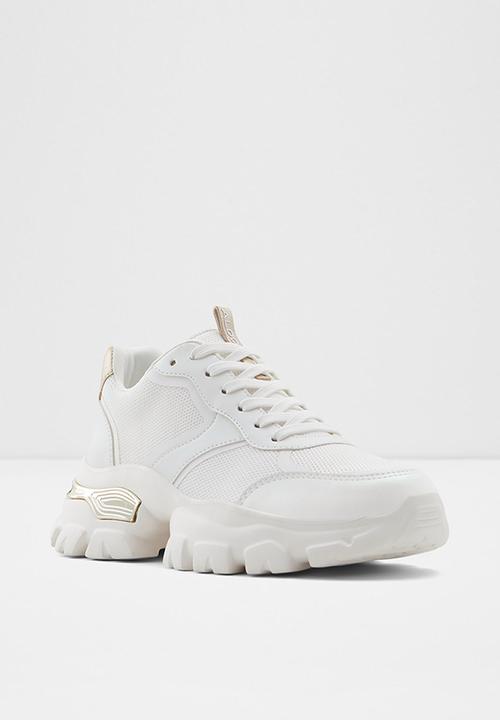 ALDO - Enzia sneaker - white & gold 