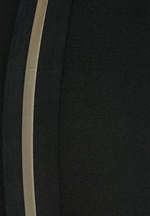 Koton - Medium rise, banded detailed leggings - black