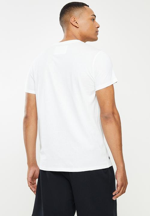 Aca Joe - Centre logo printed tee - snow white