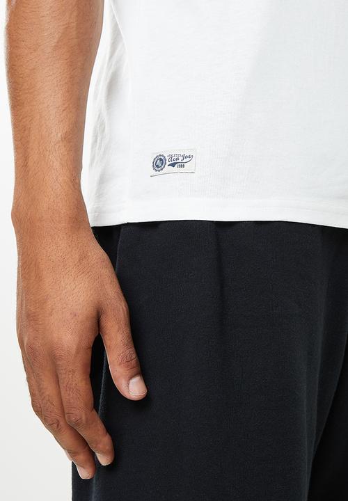Aca Joe - Centre logo printed tee - snow white