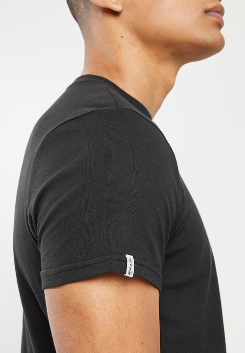Aca Joe - Centre logo printed tee - caviar