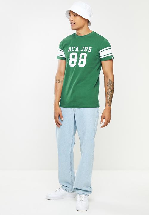 Aca Joe - Printed short sleeve tee - green