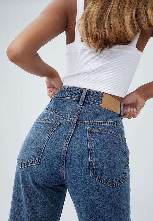 Cotton On - Mom jean - reef blue