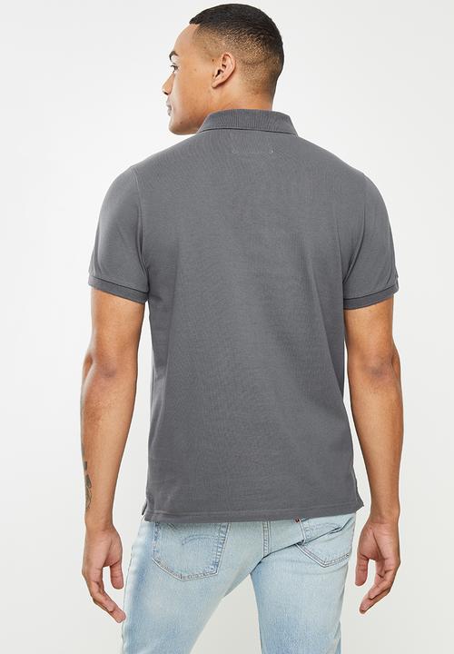 Aca Joe - Small logo embroidery golfer - charcoal