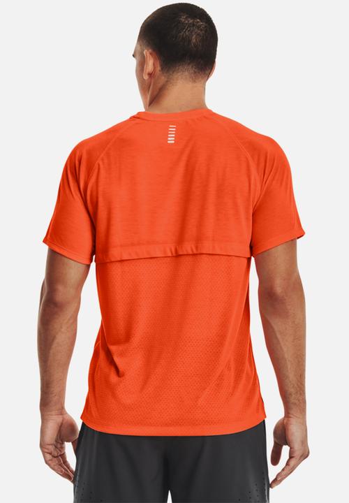 Under Armour - UA streaker runs short sleeve tee - orange 