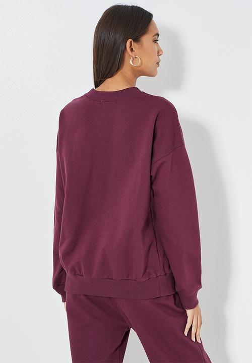 Superbalist - Crew neck sweat - windsor wine