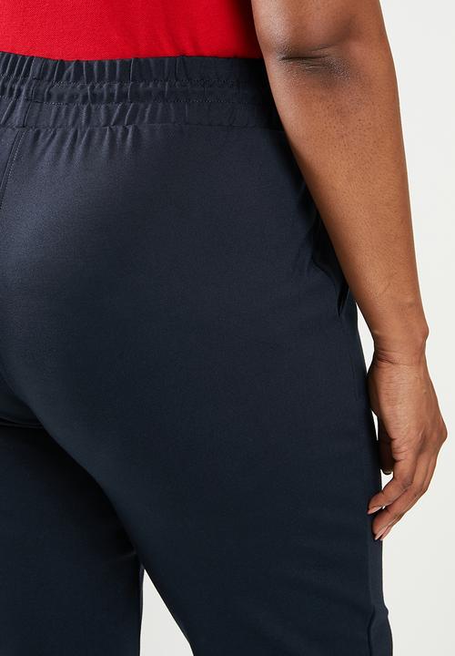 POLO - Plus wmn ponti pant - navy
