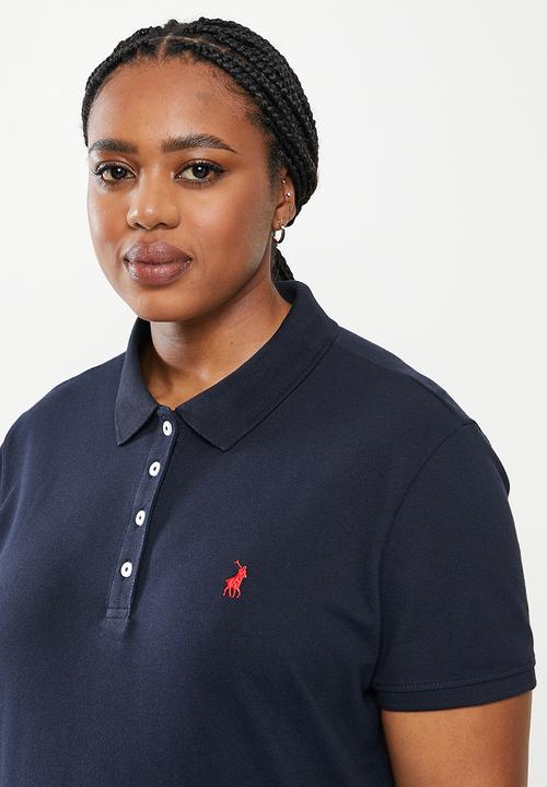 POLO - Plus wmn short sleeve essential sml pony golfer - navy
