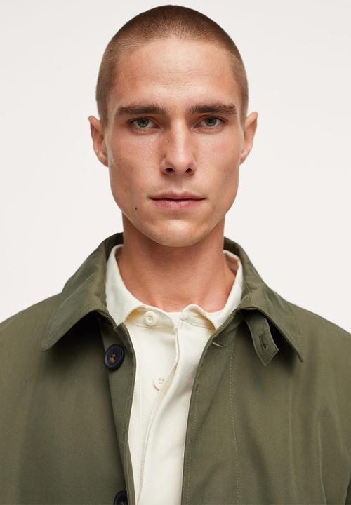 MANGO - Long water repellent trench Coat - khaki 