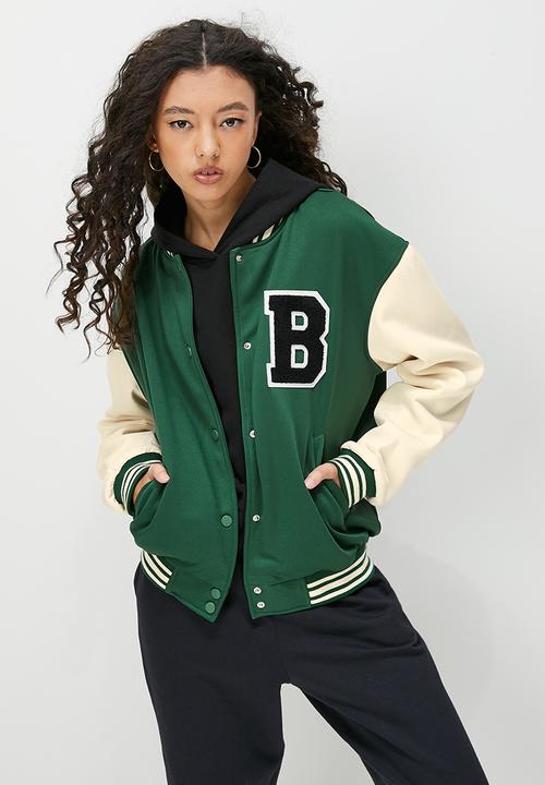 Blake - Collegiate bomber jacket - emarald