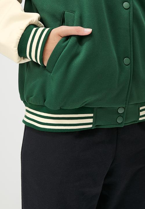 Blake - Collegiate bomber jacket - emarald