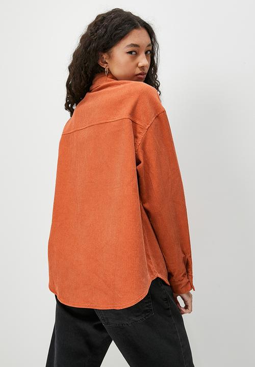 Blake - Corduroy shacket - rust