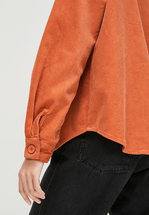 Blake - Corduroy shacket - rust
