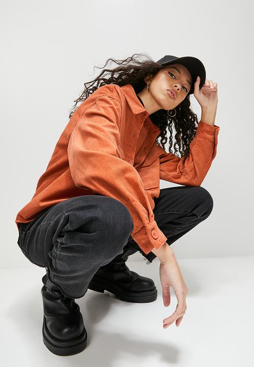 Blake - Corduroy shacket - rust
