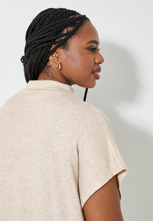 Superbalist - Co-ord longline cut & sew - oatmeal melange