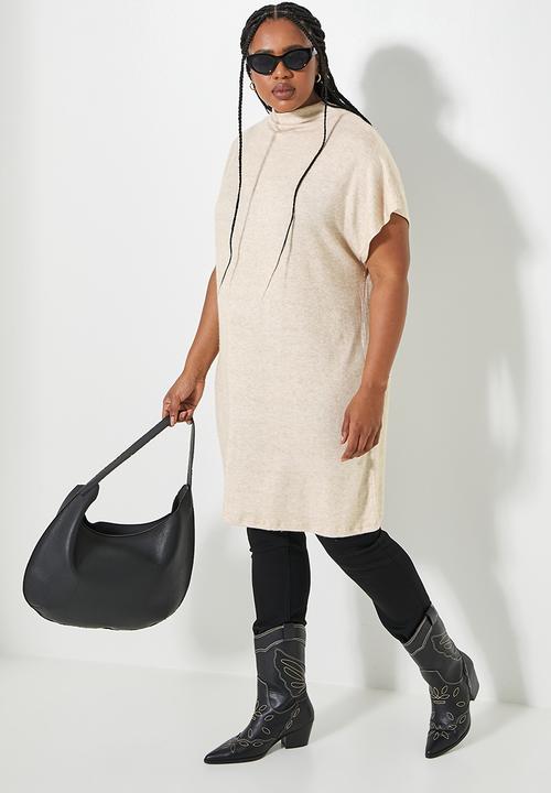 Superbalist - Co-ord longline cut & sew - oatmeal melange
