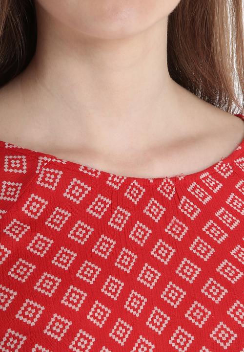 New Look - Amaris Tile Embroidered Border Shell Top