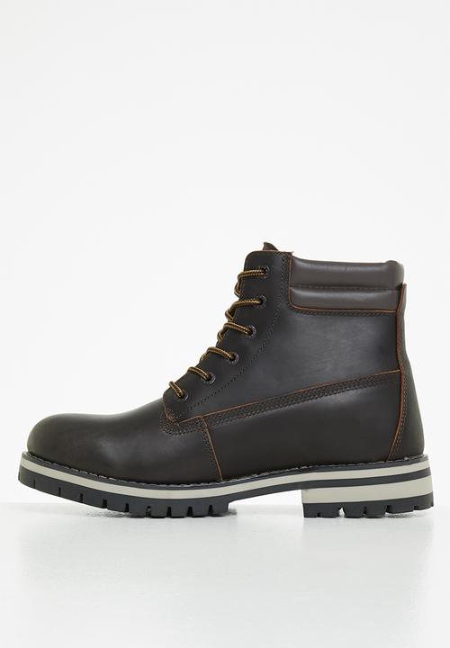 JEEP - Gecko leather boot - brown