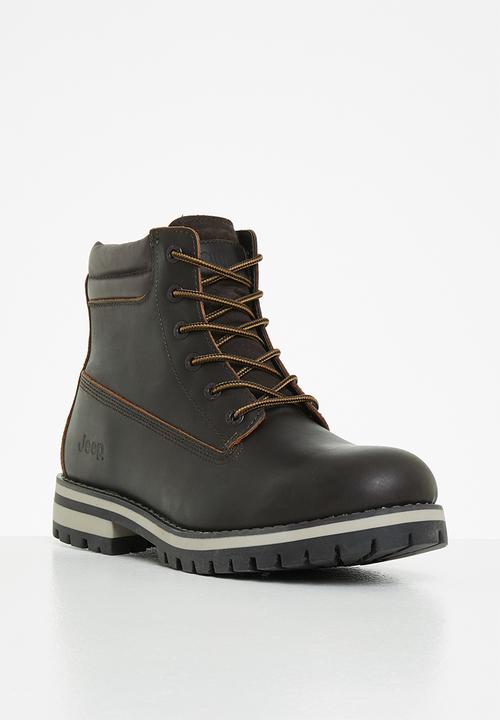 JEEP - Gecko leather boot - brown