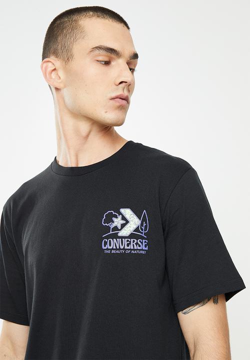 Converse - Landscape  centre tee - black