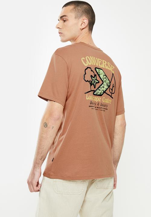 Converse - Landscape  centre tee - tan