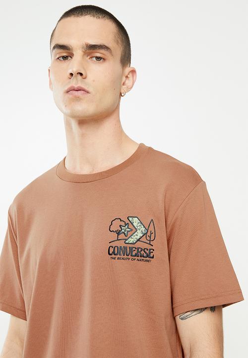 Converse - Landscape  centre tee - tan