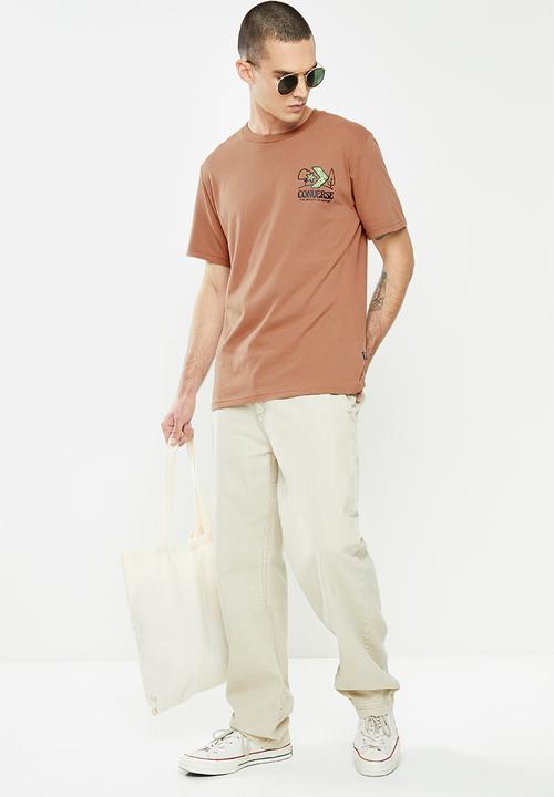 Converse - Landscape  centre tee - tan