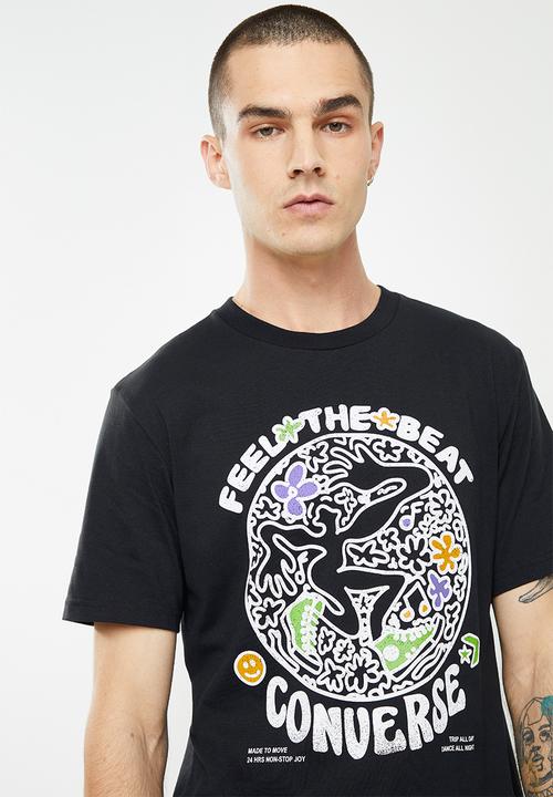 Converse - Abstract dance tee - black